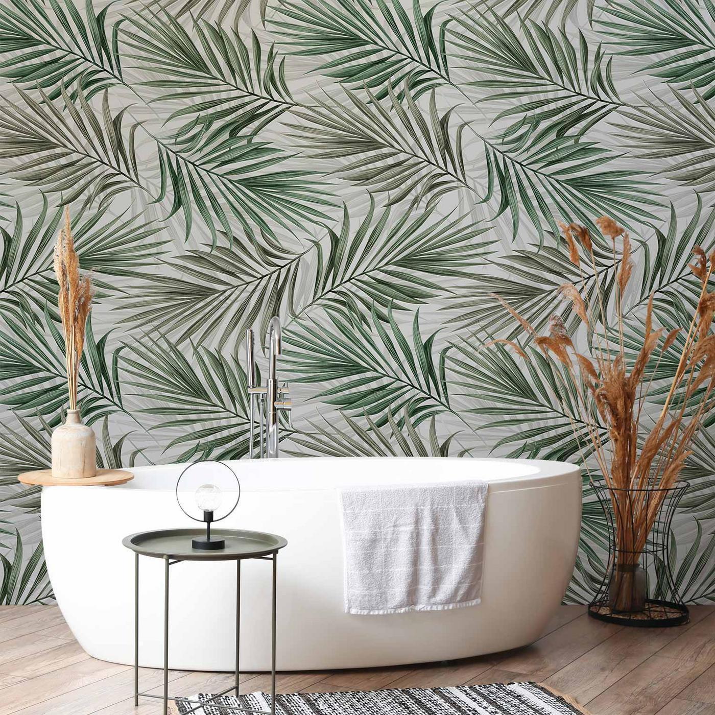 Fotobehang - Leaf Chasing - Third Variant