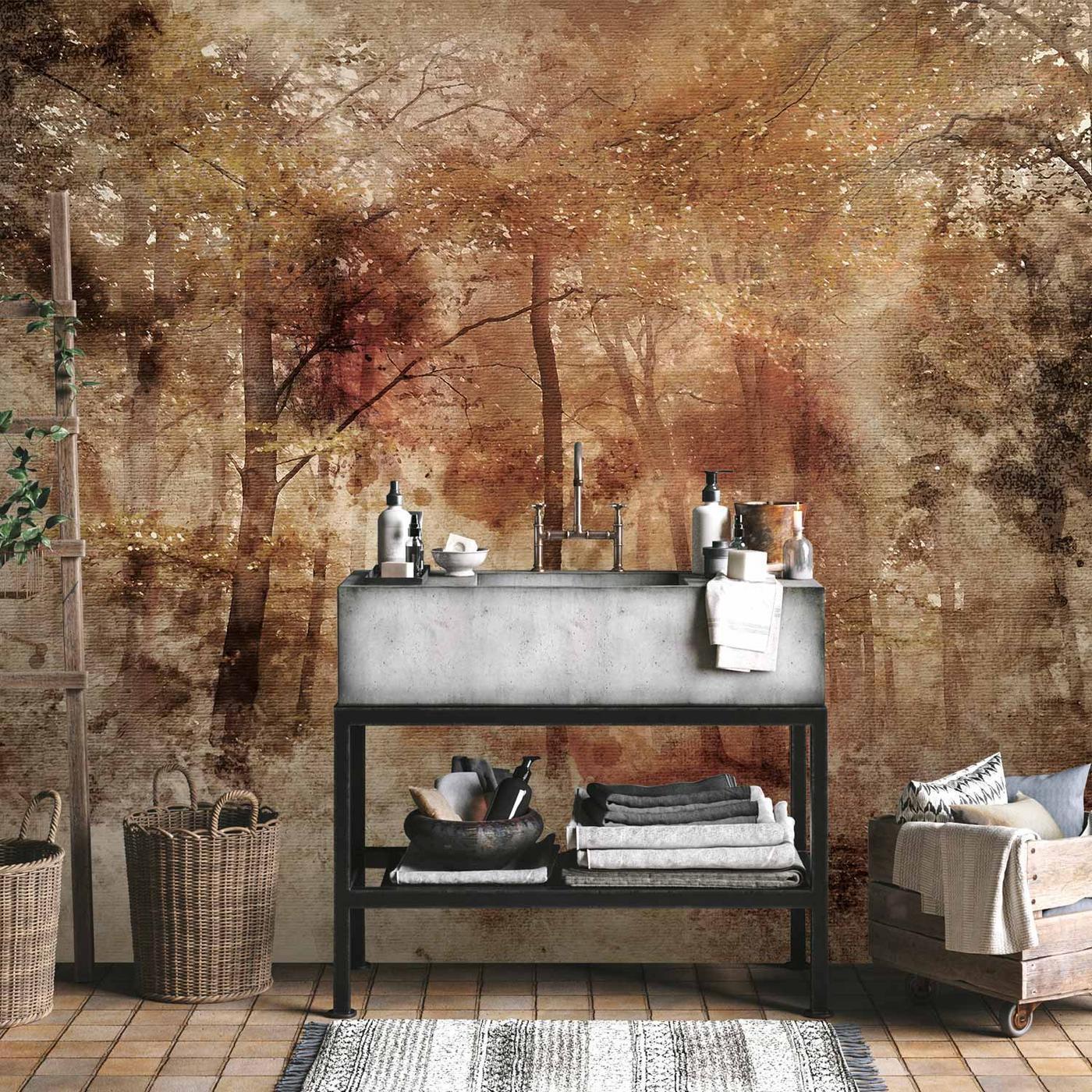 Fotobehang - Lost in the woods