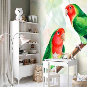 Fotobehang - Lovebirds