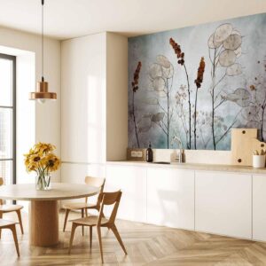 Fotobehang - Lunaria in the Meadow