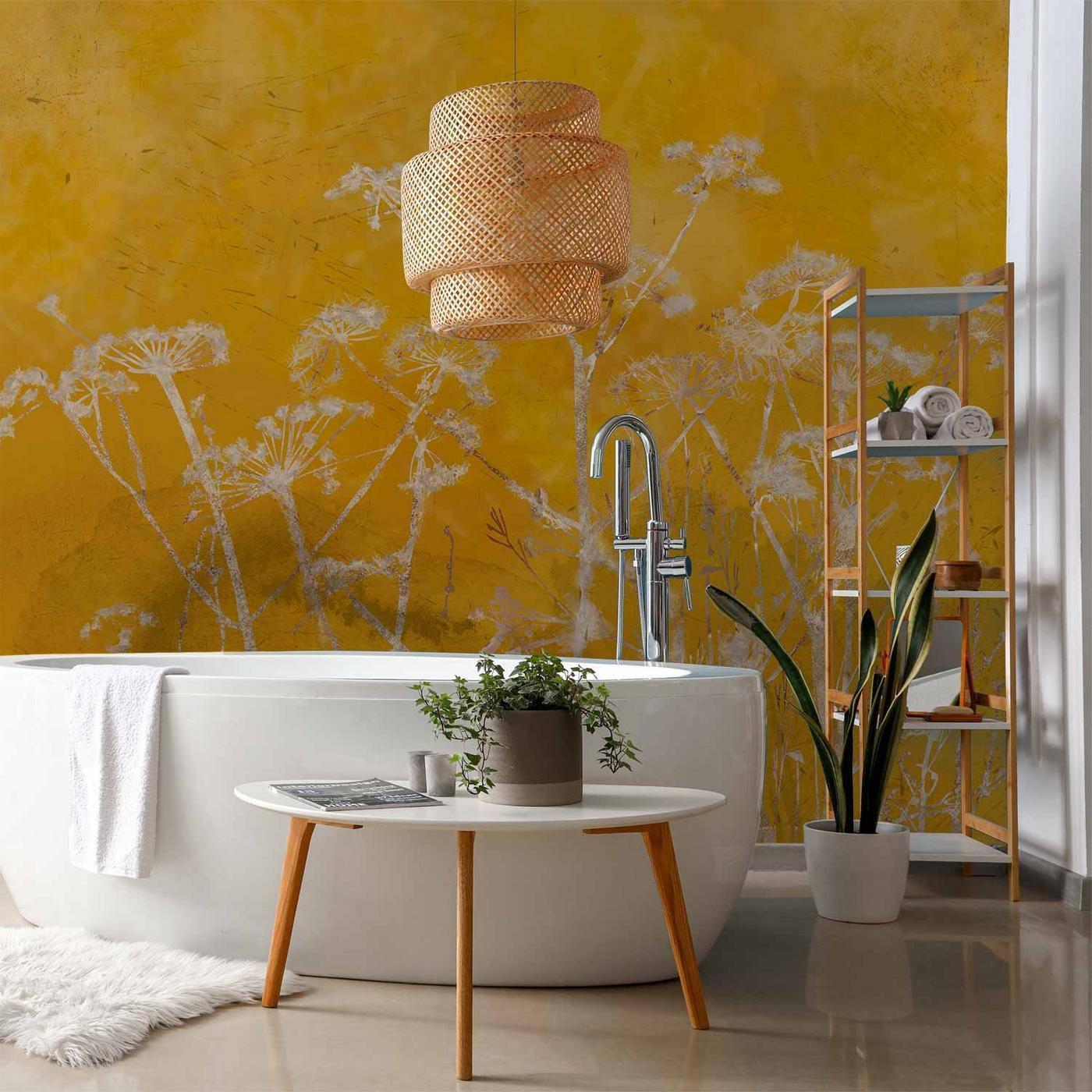 Fotobehang - Meadow Bathed in the Sun