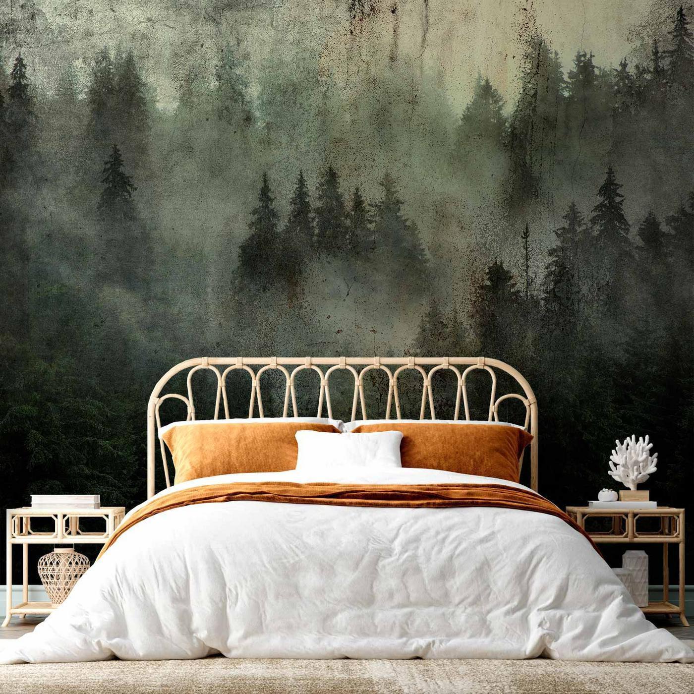 Fotobehang - Misty Beauty of the Forest