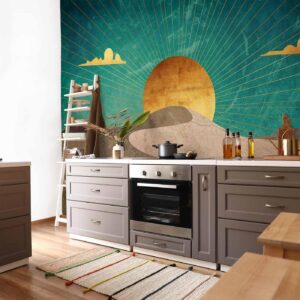 Fotobehang - Morning in the Desert