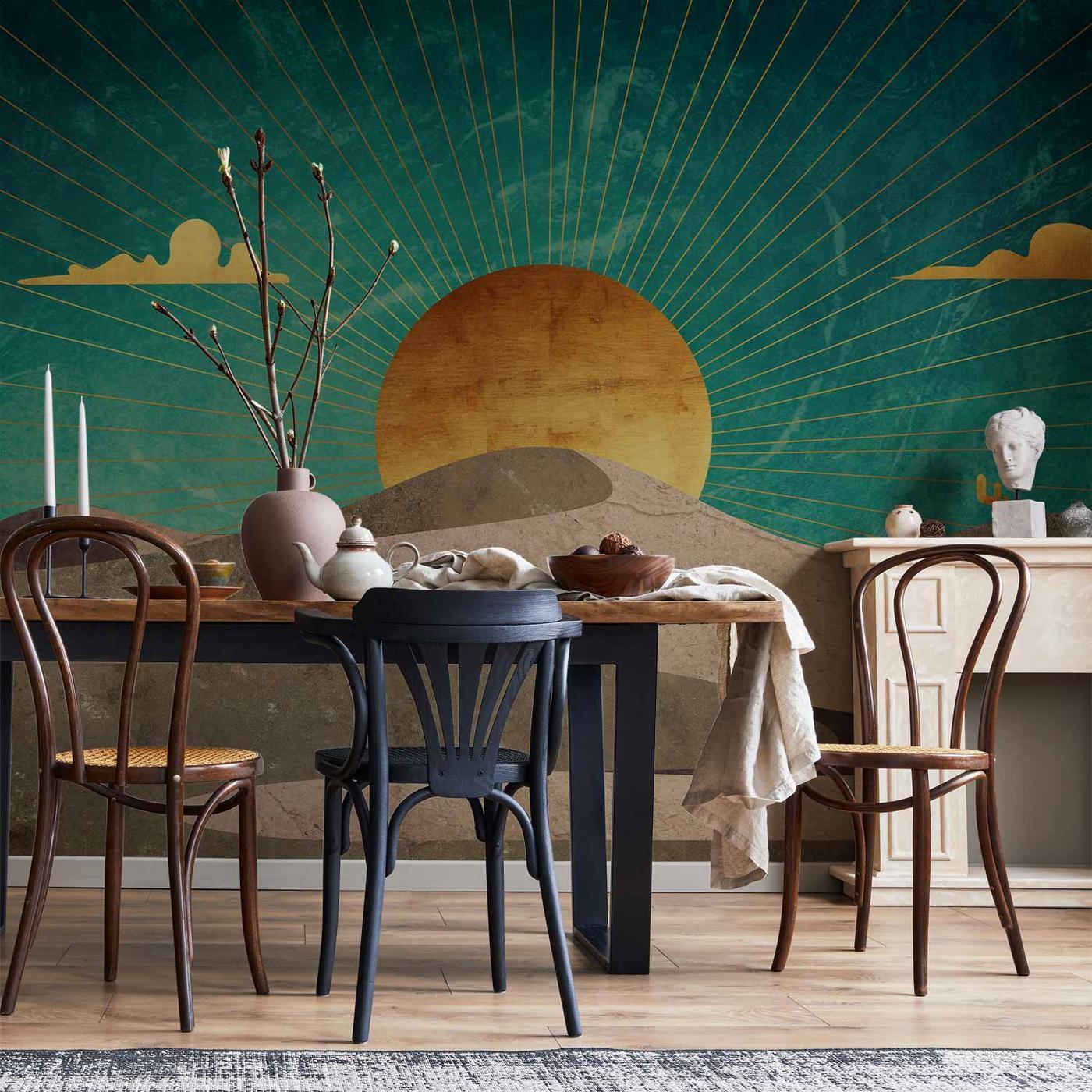 Fotobehang - Morning in the Desert