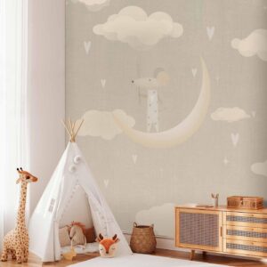 Fotobehang - Mouse on the Moon