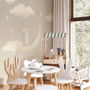 Fotobehang - Mouse on the Moon