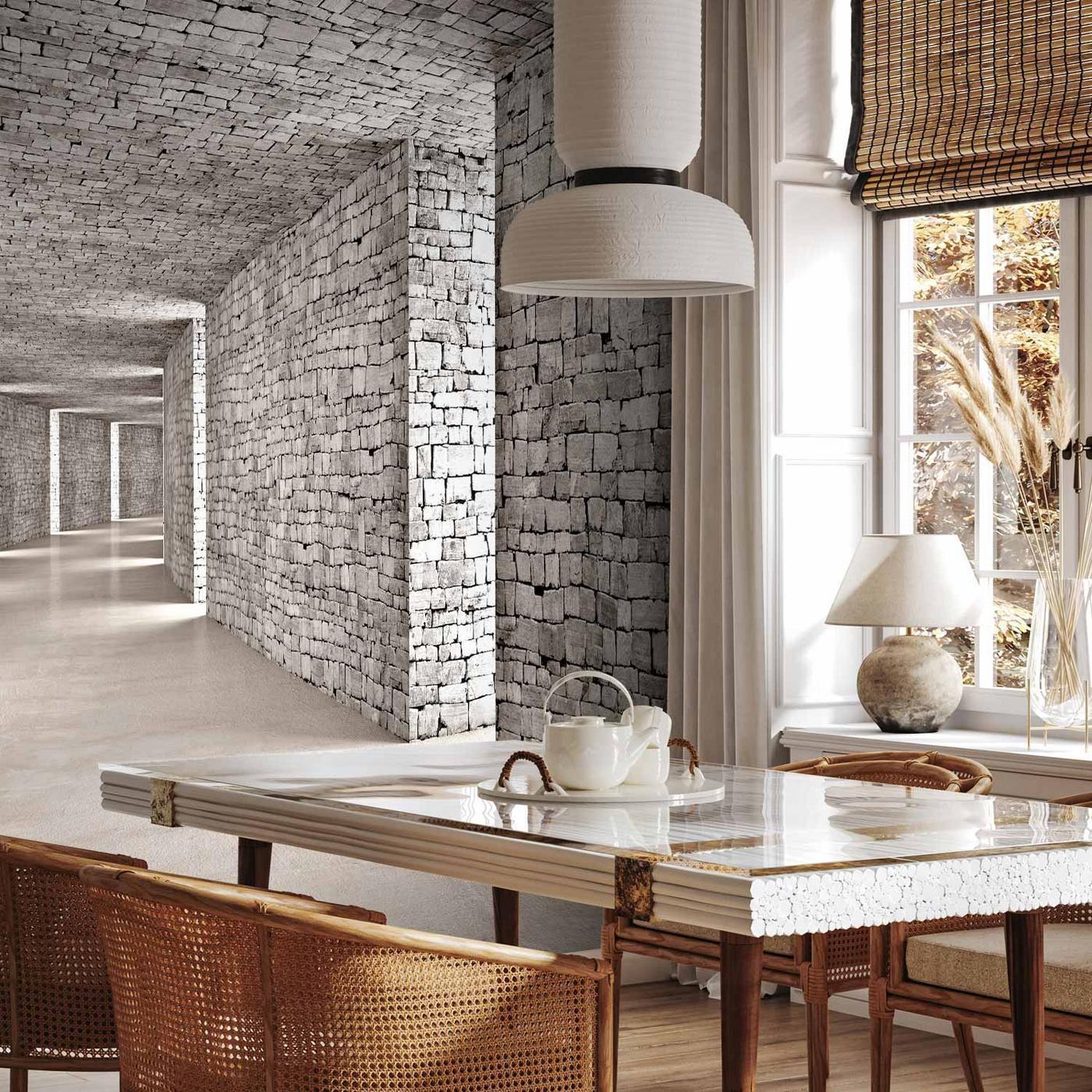 Fotobehang - Mysterious Tunnel