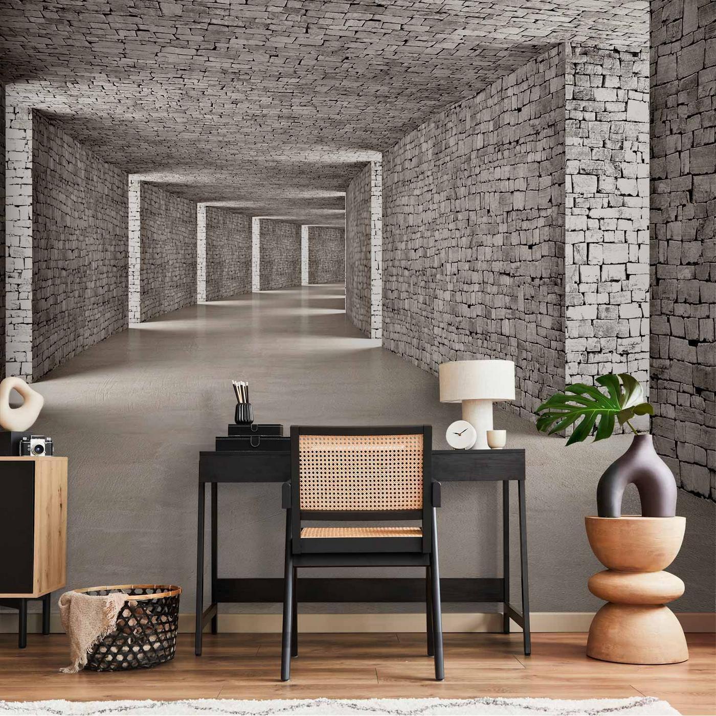 Fotobehang - Mysterious Tunnel