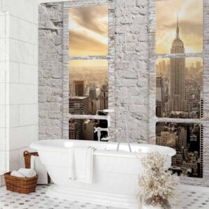 Fotobehang - New York: view from the window