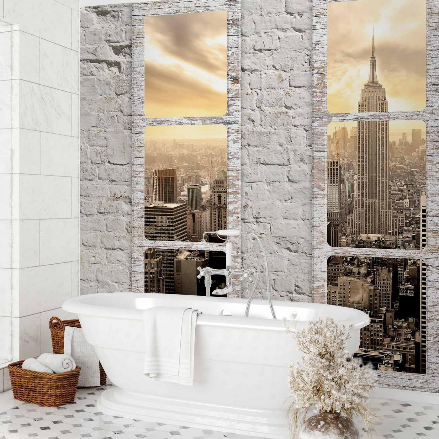 Fotobehang - New York: view from the window