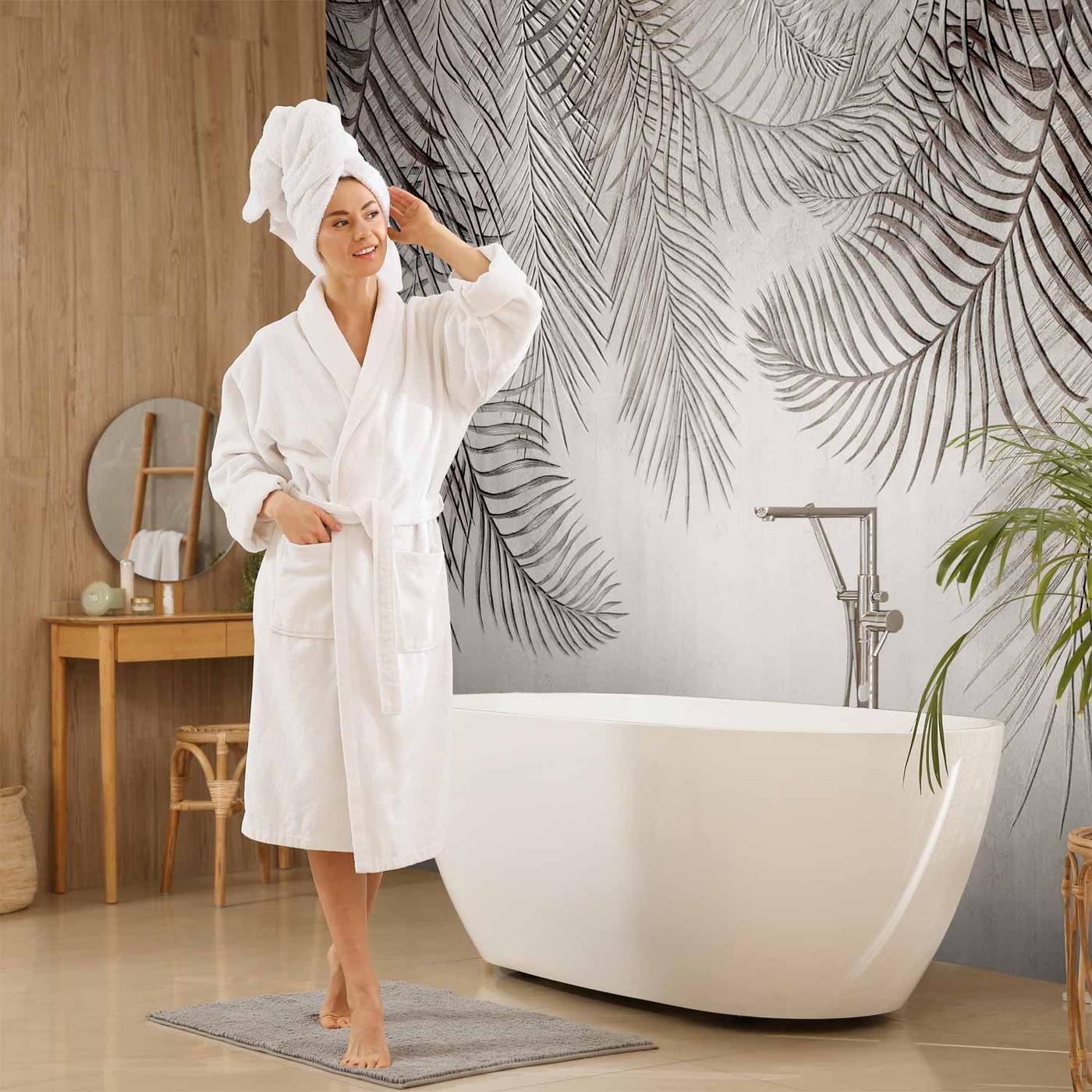 Fotobehang - Night Palm Trees