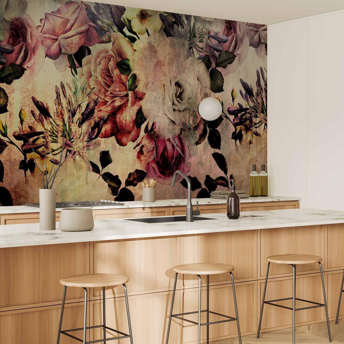 Fotobehang - Nostalgia Flowers