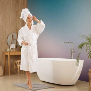 Fotobehang - Nostalgic Gradient - Gradient Composition in Subdued Colors