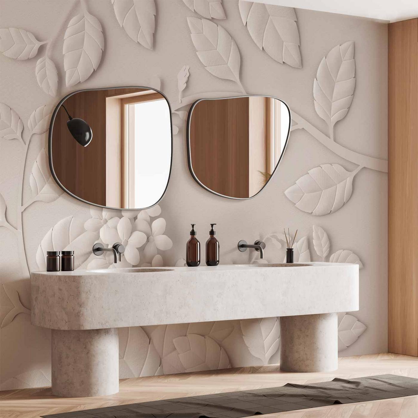 Fotobehang - Paper Flowers (Cream)