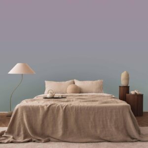 Fotobehang - Pastel Gradient - Transition of Colors from Violet to Mint