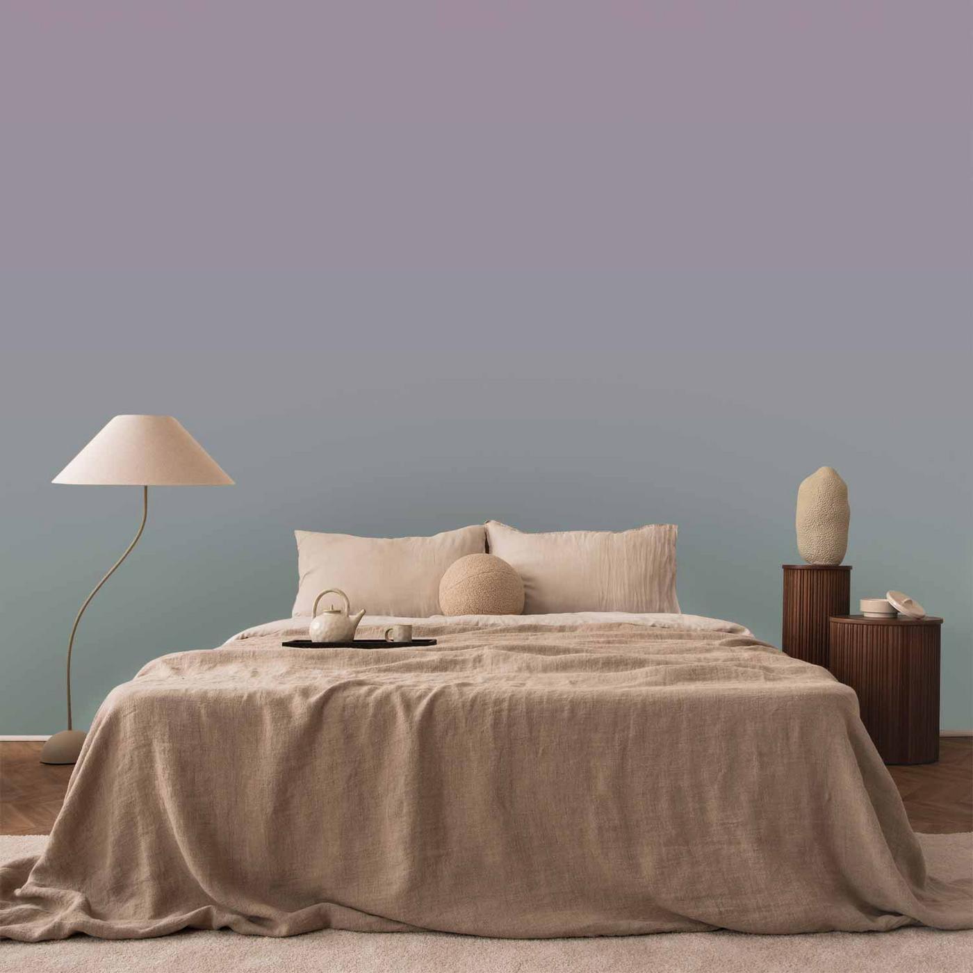 Fotobehang - Pastel Gradient - Transition of Colors from Violet to Mint