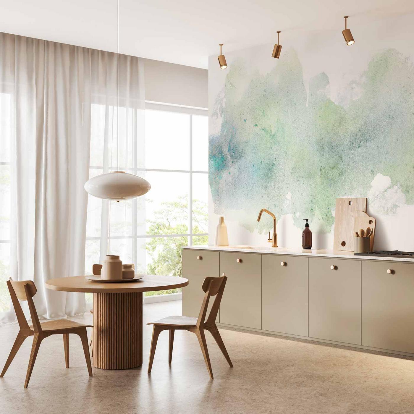 Fotobehang - Pastel Mint