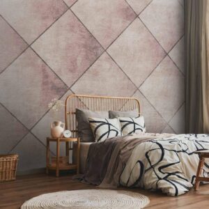 Fotobehang - Perfect cuts - geometric symmetrical tiled pattern with pattern