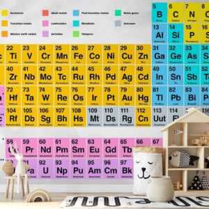 Fotobehang - Periodic Table of the Elements