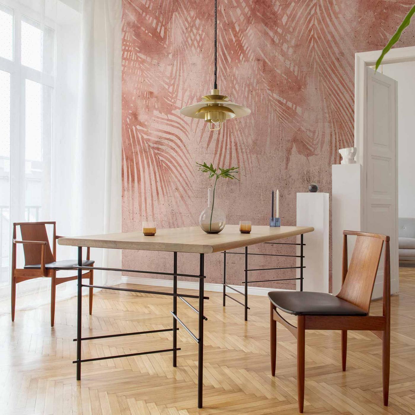 Fotobehang - Pink Palm Trees