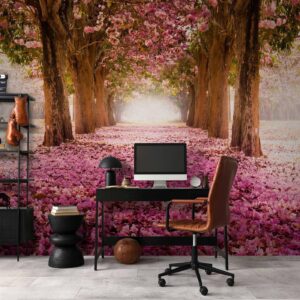 Fotobehang - Pink grove