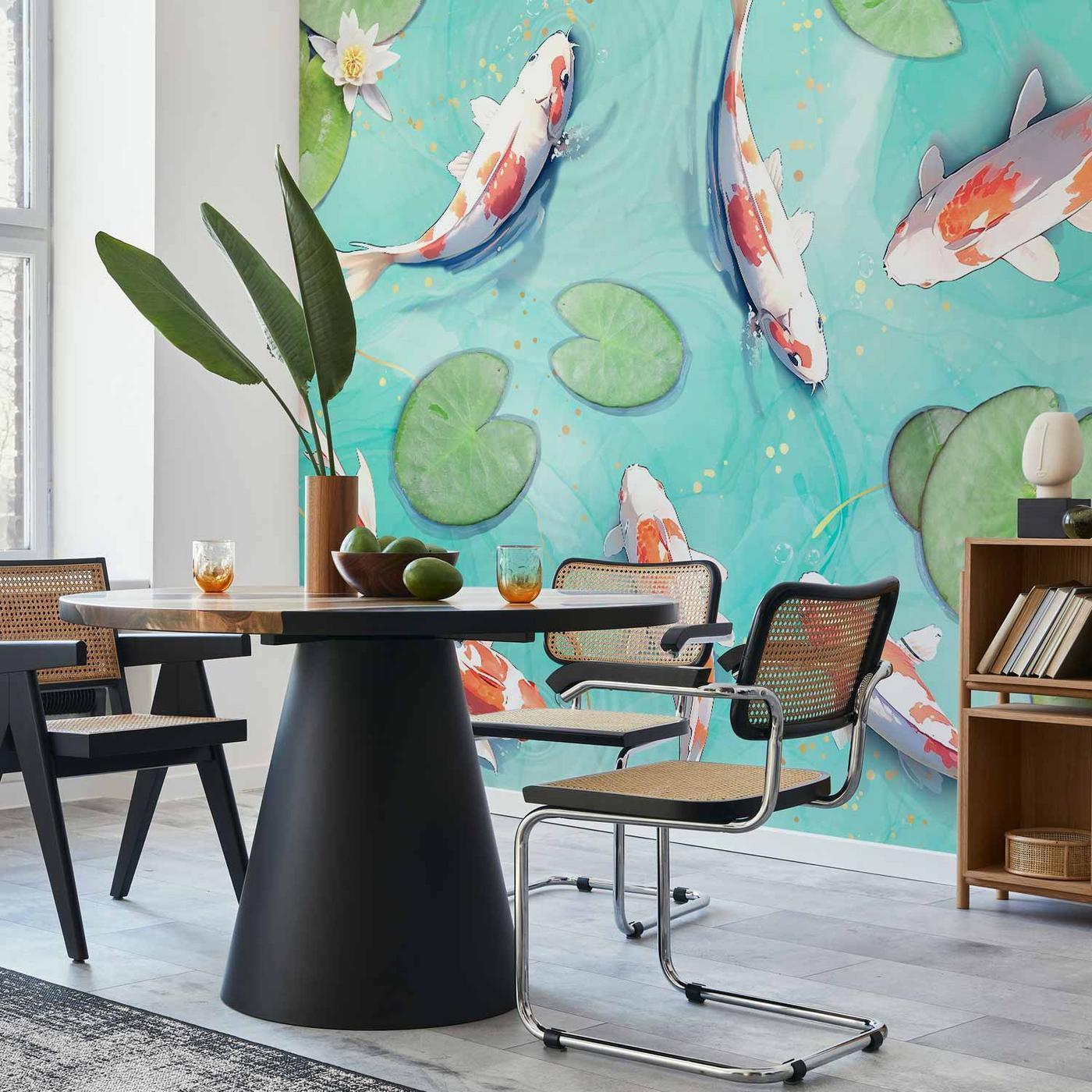 Fotobehang - Pond in Japan