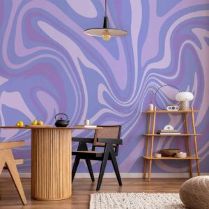 Fotobehang - Purple Composition - Abstract Background in Violet-Purple-Lavender Hues