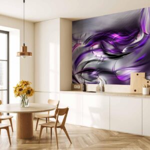 Fotobehang - Purple Swirls