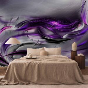 Fotobehang - Purple Swirls