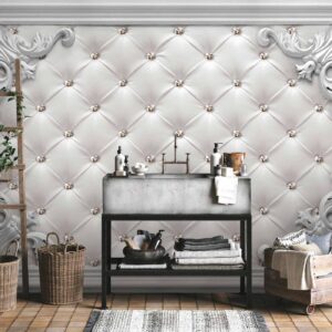 Fotobehang - Quilted Leather