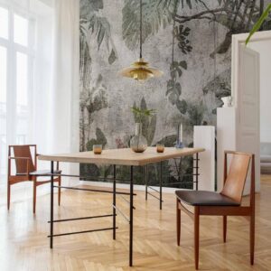 Fotobehang - Rain Forest in the Fog