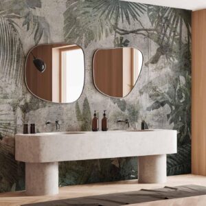 Fotobehang - Rain Forest in the Fog