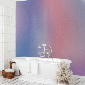 Fotobehang - Rainbow Gradient - Delicate Multicolored Gradient Resembling Mist