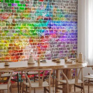 Fotobehang - Rainbow Wall