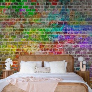 Fotobehang - Rainbow Wall