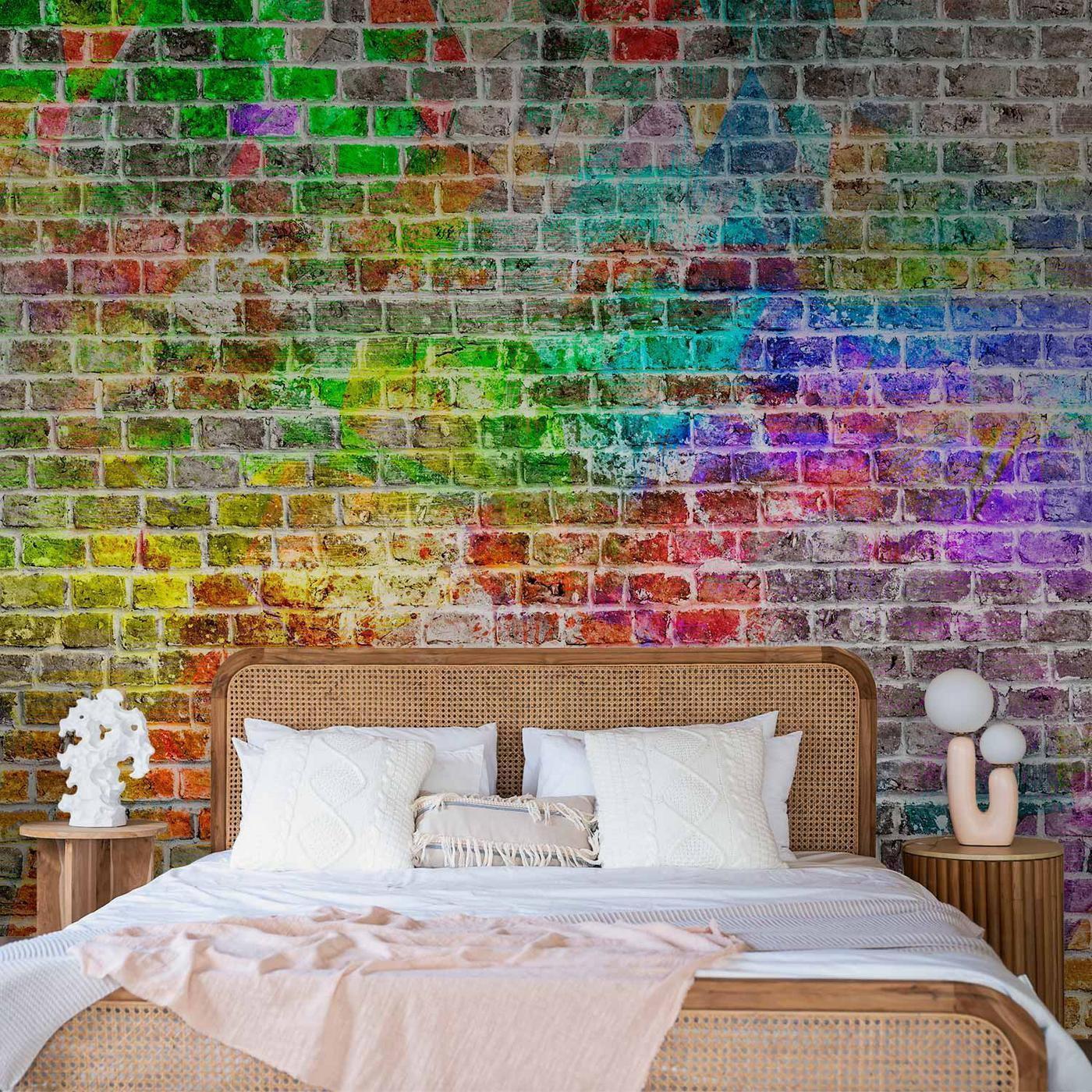 Fotobehang - Rainbow Wall