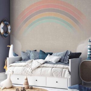 Fotobehang - Rainbow in the Rain