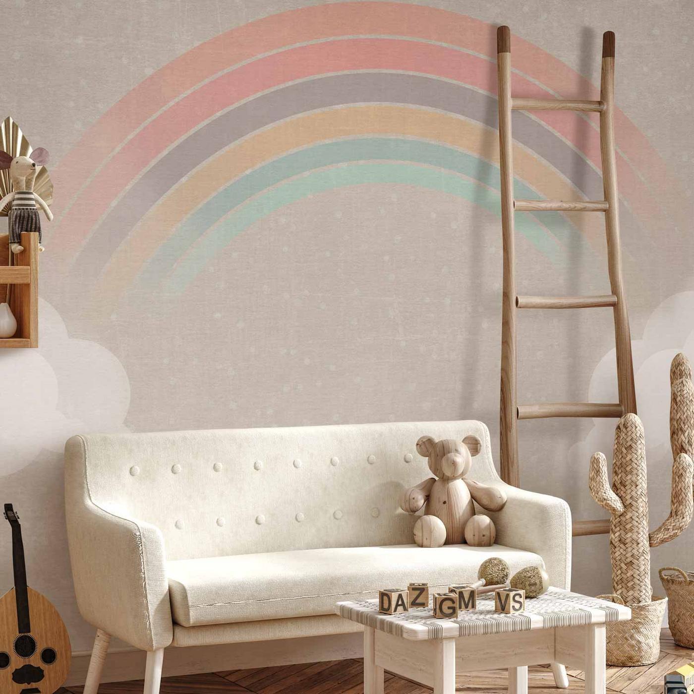 Fotobehang - Rainbow in the Rain