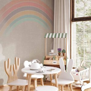 Fotobehang - Rainbow in the Rain