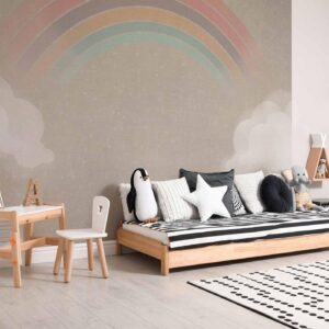 Fotobehang - Rainbow in the Rain