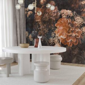 Fotobehang - Retro Flowers - Third Variant