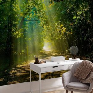 Fotobehang - Road in Sunlight