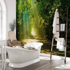 Fotobehang - Road in Sunlight