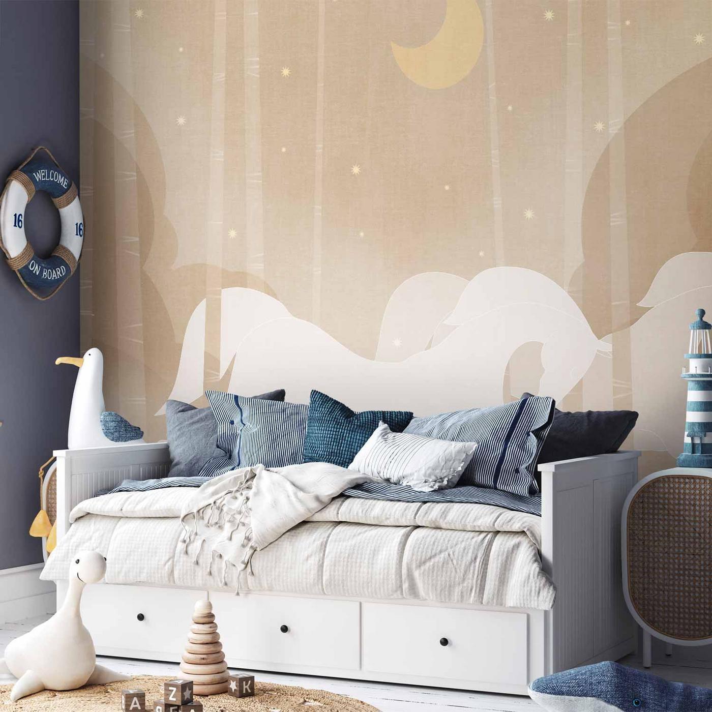 Fotobehang - Rushing Steeds