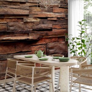 Fotobehang - Rustic Style: Forest Cottage