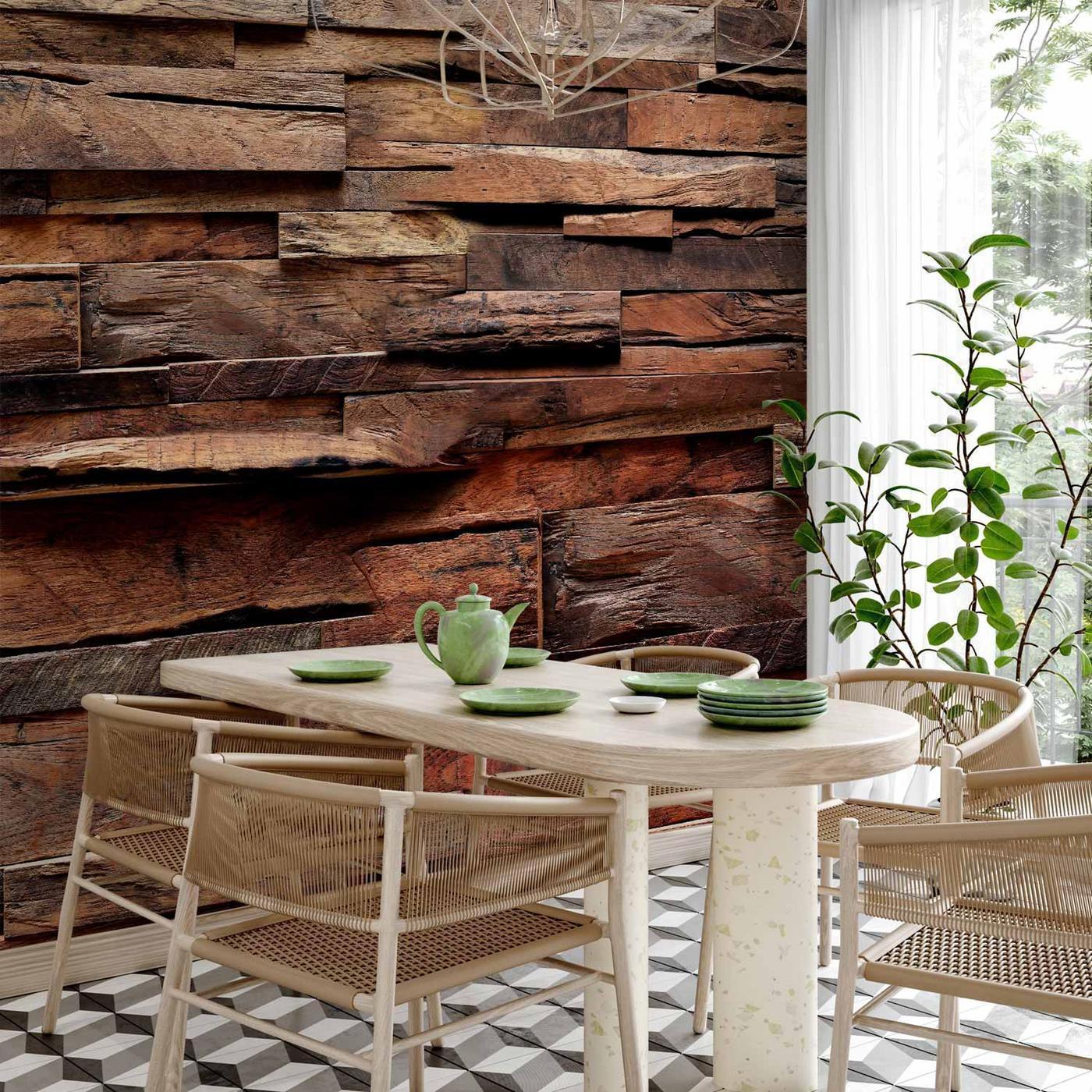 Fotobehang - Rustic Style: Forest Cottage