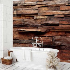 Fotobehang - Rustic Style: Forest Cottage