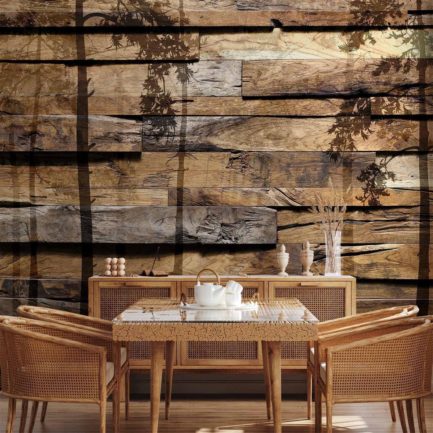 Fotobehang - Shadow of Trees