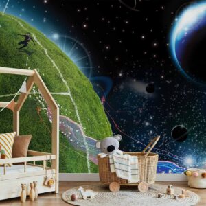 Fotobehang - Space match