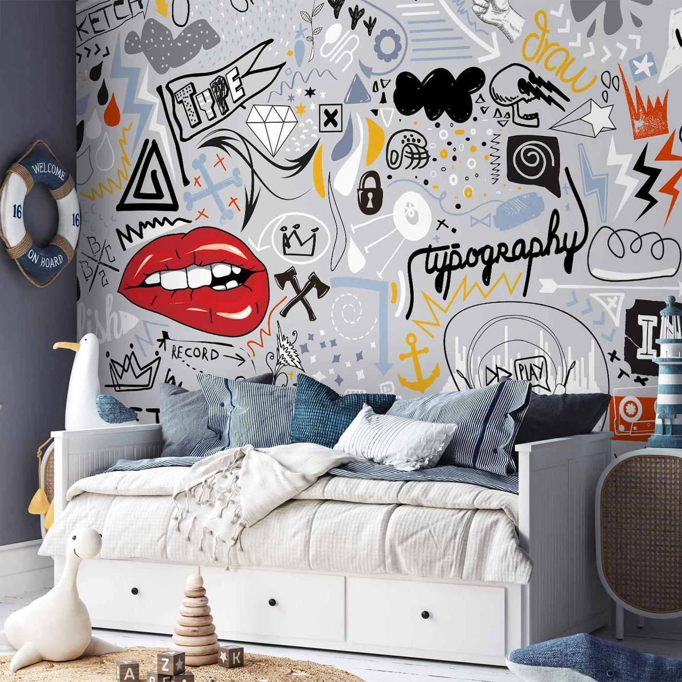 Fotobehang - Stream of thought